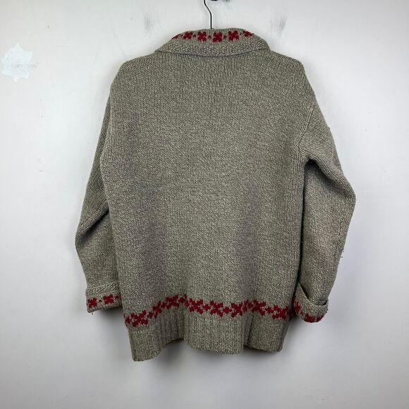 Vintage Eddie Bauer Women's Cowichan Skier Alpine Zip Up Cardigan Size XS - Picture 2 of 7
